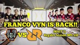 Franco VYN Is Back!! | GG Parah!! | Alter Ego Vs RRQ Hoshi | Mact 2 | MPL S10 - Mobile Legends