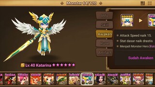 Skill Monster Valkyrja ( Katarina ) Element wind - Summonerwars