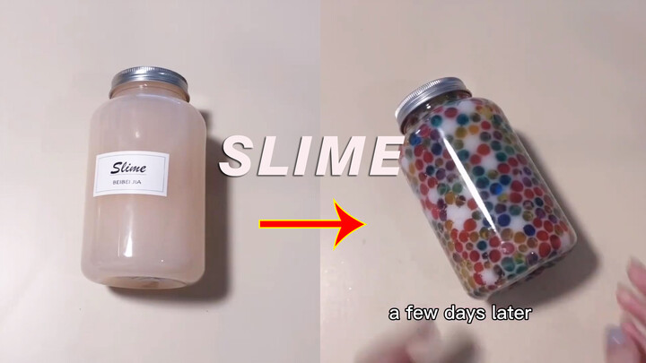 [DIY]Sẽ thế nào nếu cho shuibaobao (một loại đồ chơi) vào slime nước