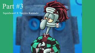 Gua Gabungin Squidward dan Tanjiro Kamado dan Ini yg terjadi !!! - W_Art X RWPP ART