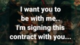 Love Letters 💌 || I want you to be with me, I'm signing this contract with you...