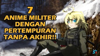 7 ANIME MILITER TERBAIK, DENGAN PERANG TANPA AKHIR!!