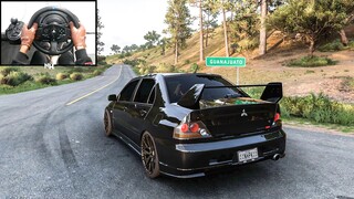 Turbo Anti-Lag - 800HP Mitsubishi Lancer Evolution VIII MR | Forza Horizon 5  | Thrustmaster T300RS