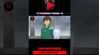 CURSED UMBRELLA STRANGER THINGS  FAV FUNNY ANIME VIDEO aharen san wa hakarenai #anime #funny #trend