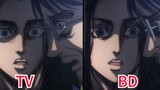 Attack on Titan final season part2 BD/TV comparison (video version)