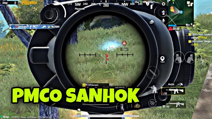 PMCO SANHOK CHICKEN DINNER | ZAP ESPORTS PUBG MOBILE PHILIPPINES