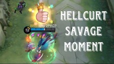 Hellcurt savage moments { MLBB Gameplay }