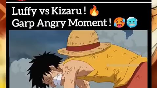 Luffy vs Kizaru !! Garp Angry  onepiece anime