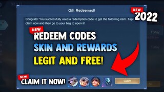 HOW TO CLAIM GIFT REDEEM CODE SKIN AND REWARDS REDEEM CODES SKIN CLAIM! | MOBILE LEGENDS 2022