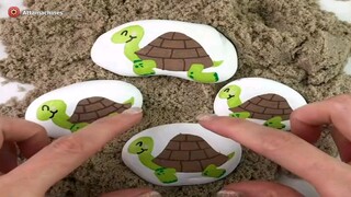 Easy turtle painted rocks