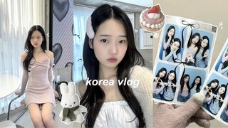 KOREA VLOG🐇: cafe hopping with friends, what i wear, shopping in gangnam, professional photoshoot