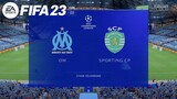 FIFA 23 - Olympique Marseille vs Sporting CP @Stade Vélodrome | #gameplay #uefachampionsleague