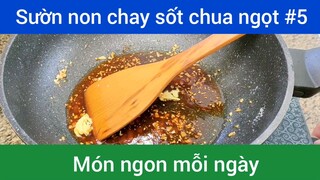 Sườn non chay sốt chua ngọt p5