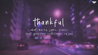 Thankful - Abat, Macky, Jamie, France feat. Geoffrey Castellanes, Cy Jay (Official Lyric Video)