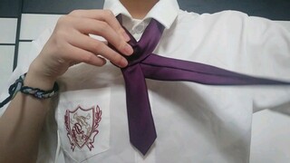 "JOJO" Kira Yoshikage tie tying method