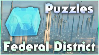 LEGO Star Wars: The Skywalker Saga | FEDERAL DISTRICT, CORUSCANT - Puzzles & Datacard