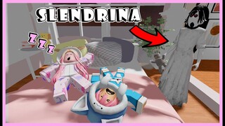 ATUN & MOMON NGINAP DIRUMAH SLENDRINA YANG MENGERIKAN @BANGJBLOX | ROBLOX INDONESIA