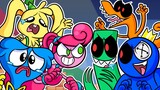Rainbow Friends Vs Poppy Playtime Corrupted 🎤 FNF Rainbow Friends Animation