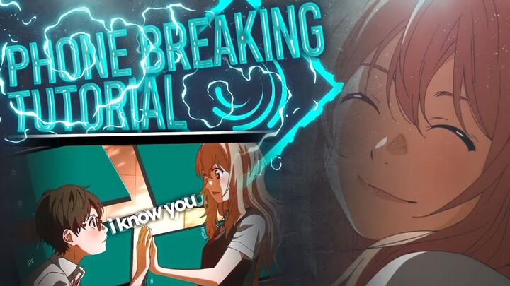 Tutorial Phone Breaking Alight Motion - AMV