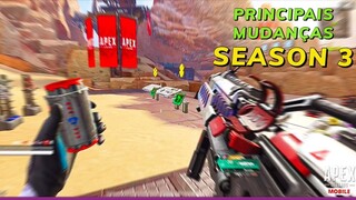 PRINCIPAIS MUDANÇAS NO APEX LEGENDS MOBILE APÓS A NOVA ATUALIZAÇÃO DA SEASON 3