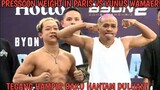 PRESSCON WEIGHT IN PARIS PERNANDES VS YUNUS WAMAER BYON COMBAT SHOW BIZ VOL 2