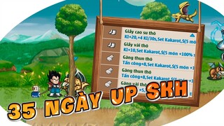 35 Ngày Up Set Kích Hoạt Và Được Gì - Ngọc Rồng Online