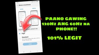 SPEED UP - HOW TO CHANGE YOUR 60Hz PHONE TO 120 Hz 101% LEGIT