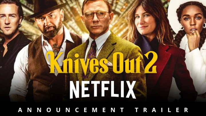 KNIVES OUT 2 (2022) ตัวอย่างประกาศ Netflix แดเนียล เคร็ก แมดลิน ไคลน์ คริส อีแวนส์ มูฟวี่