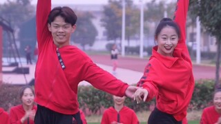 校服下的国标生，青春就是活力四射#拉丁舞#国标女孩#淮南世际艺术学校
