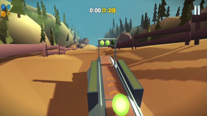 SLOPE DOWN first trip - Gameplay (Android/iOS)