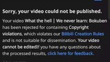 I guess i cant make any more vids\_(ツ)_/My content is mostly anime clips and they got copywrited now