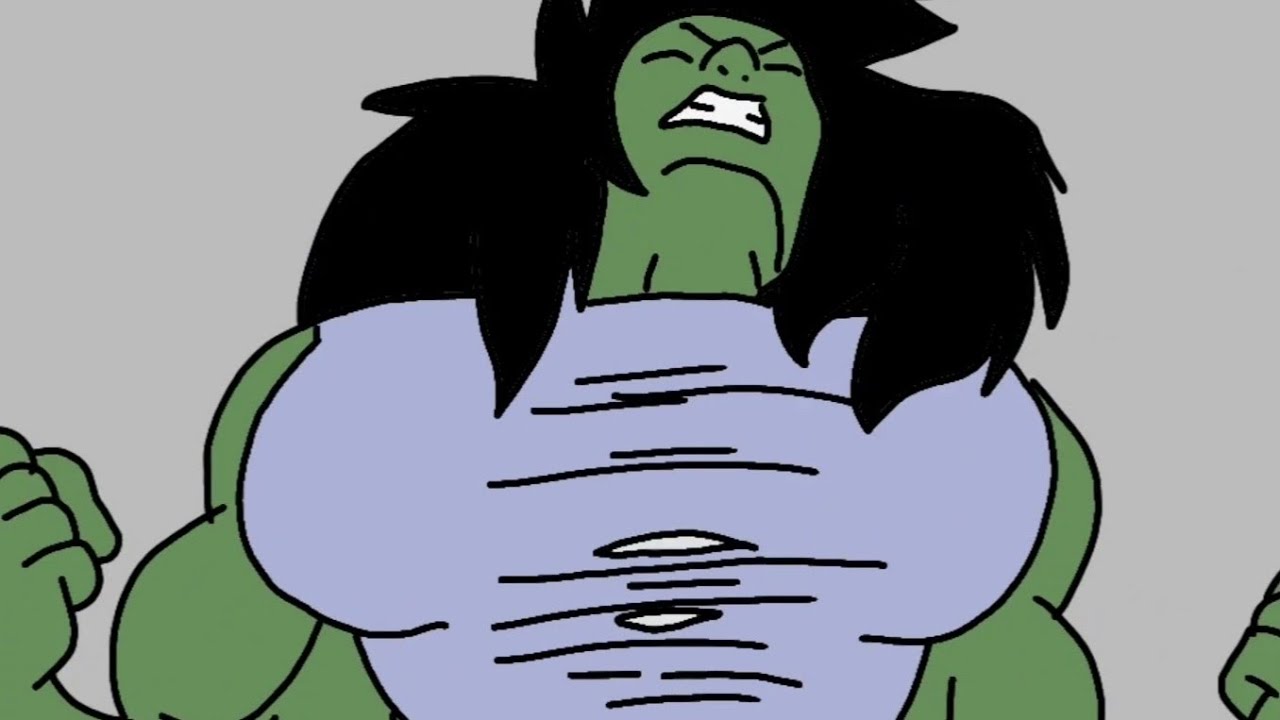 She hulk transformation animation (part-2)|Flipacalip animation@artbyarun4849  - Bilibili