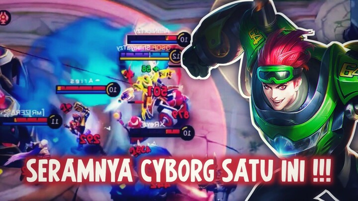 Hero Cyborg ini emang bikin musuh meriang!!!