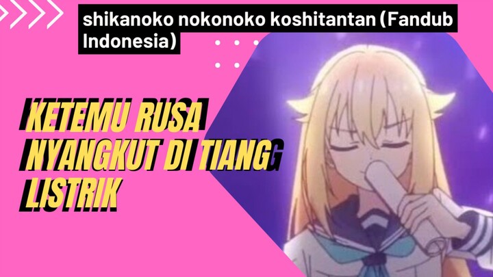 ketemu rusa nyangkut di tiang listrik