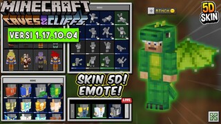 Minecraft Skin 1.17! | Cara edit Skin MCPE JADI 4D + EMOTE KEREN!