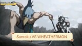 Salah satu anime yang bertema game favorit mimin 😍 Sunraku VS Wheathermon (AMV SLF X Industri Baby)
