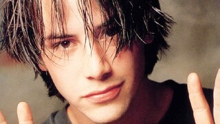 [Keanu Reeves] (Tracing) Yes, this person suffers from the syndrome of being overly good-looking.