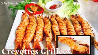 Crevettes grillées| Bí quyết làmTôm nướng muối ớt ngon | grilled shrimp | Cathy Gerardo
