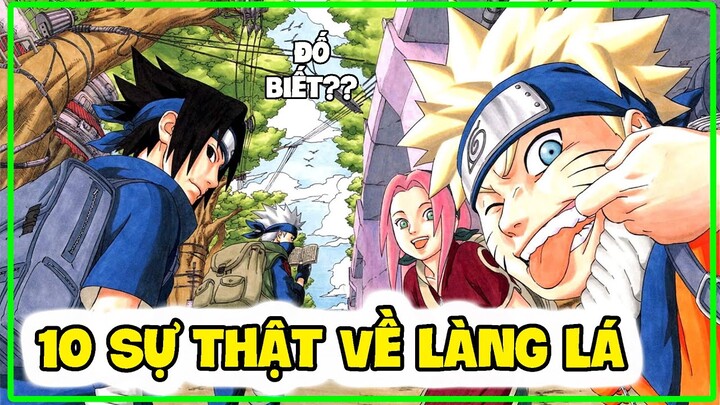 Naruto | 10 Sự Thật Cực Hiếm và Thú Vị Về Làng Lá (Konoha) | Không Phải Ai Cũng Biết?