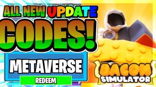 ALL NEW SECRET *METAVERSE* UPDATE CODES! | Roblox Bacon Simulator