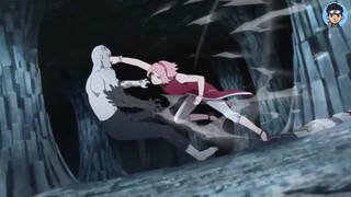 Sakura Uchiha Contra Shin Uchiha, Sakura Decide Proteger a Sarada y Sasuke y Derrota a Shin, Boruto