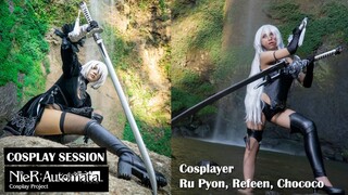 Cosplay Photo Session - Nier Automata 2b (Ru Pyon) A2 (Refeen) 9S (Chococo)