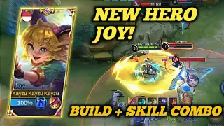 NEW HERO JOY BEST BUILD, SKILL COMBO AND GAMEPLAY! - Mobile Legends Bang Bang
