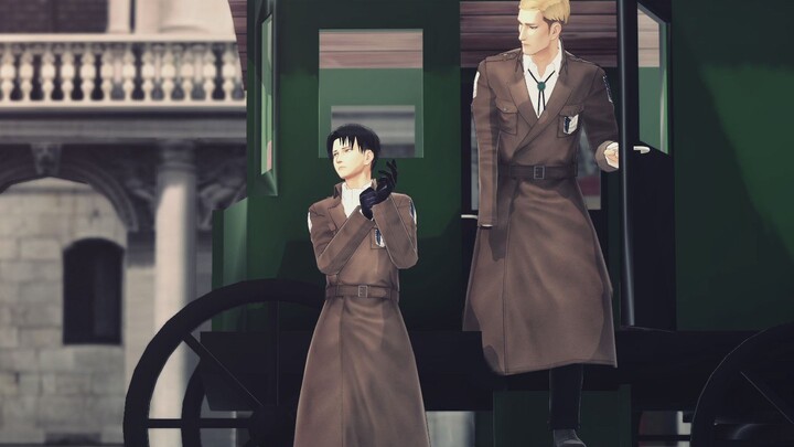 [Regiment] [MMD restores the original plot] Those days when Erwin and Levi walked together