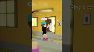 Door Bell Prank Trick or Treat Halloween sa Roblox #shorts