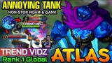 Annoying Tank Atlas - Best Set and Gank Highlights Gameplay