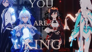 【崩坏3MMD】You Are KING     | 白夜执事  凛冬女王 血月魔影 冬之公主 |