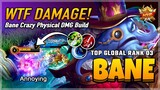 WTF Damage! Bane Best Build 2020 Gameplay by Annoying | Diamond Giveaway Mobile Legends