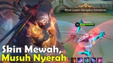 Skin Mewah, Musuh Nyerah || Review Skin Hayabusa Exorcist mobile legends