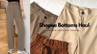 9.9 SALE Shopee Try On Haul BOTTOMS EDITION